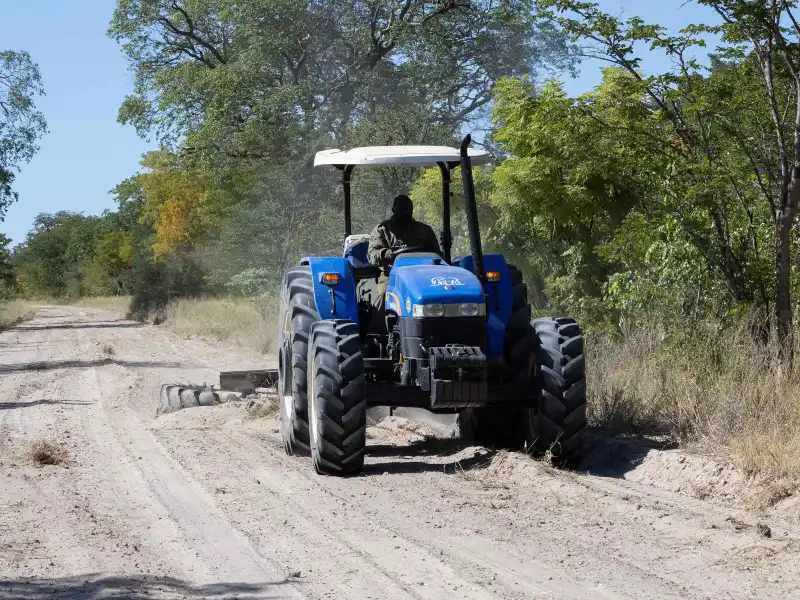 Roads Tractor Grading