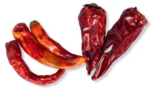 Variety of chillies
